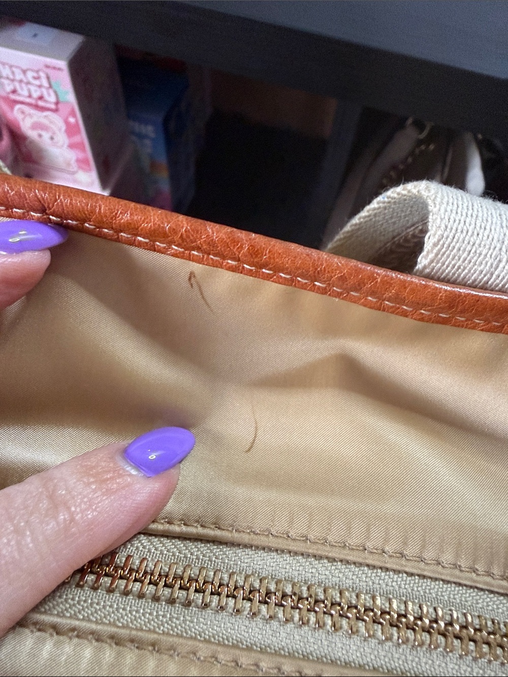Coach Hamptons Weekend Gold Satin Tote - Picture 7 of 14